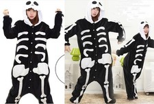 Pyjama SQUELETTE / Déguisement Kigurumi Taille M NEUF Japon - Expédié de France