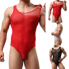 Body homme spandex bombé