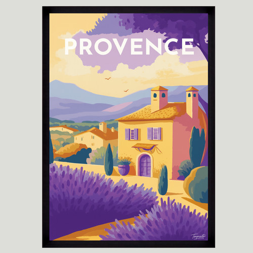 Affiche poster mural provence - poster,