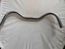 Guidon vélo ville ancien vintage acier chromé