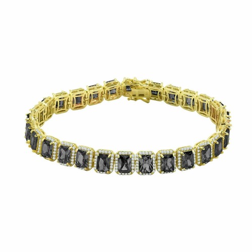Icy yellow gold finish black - icy,