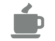 Sticker Tasse a Cafe - plusieurs tailles et coloris - 0001