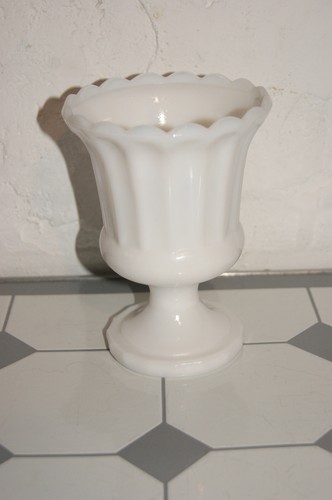 Ancien vase médicis opaline - vase,
