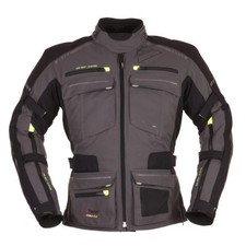 Blouson moto Modeka Tacoma II gris/noir veste homme imperméable protecteur