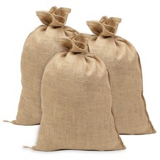 Lot 3 Sacs Toile Jute 41x60 cm