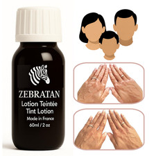 Zebratan Beige Marron – Lotion de maquillage mixte du vitiligo visage, corps