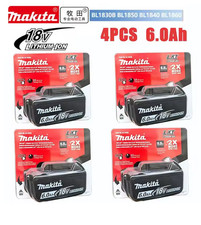 4 X Makita BL1860 Batterie 18