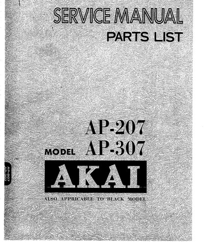 Service manual for akai - service,