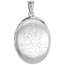 Argent Sterling Gravé Saint
