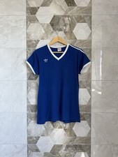 Maillot bleu football vintage