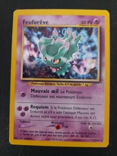 Carte Pokémon Feuforeve 11/64 HOLO Neo Révélation Wizards TBE