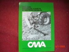 ANCIEN    PROSPECTUS   PUBLICITAIRE   FAUCHEUSE  A  LAME  CMA  S 180
