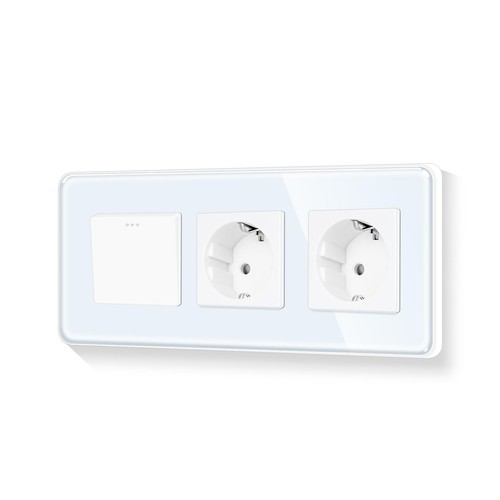 Interrupteur schuko rond - schuko, 1