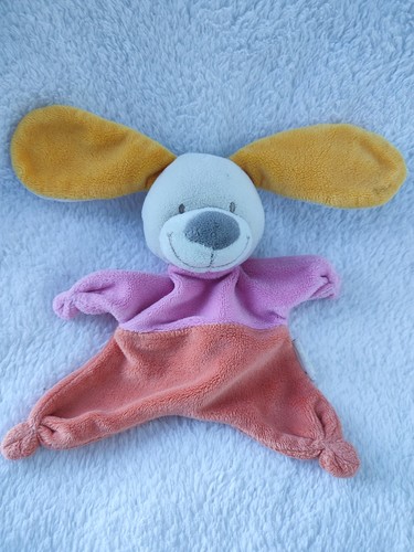 Doudou lapin rose - doudou, kiabi