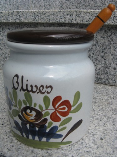 Pot olives cuillere - pot, à