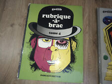 Ancienne BD Gotlib Rubrique a Brac Tome 4 EO 1er trim 1973-Bon Etat
