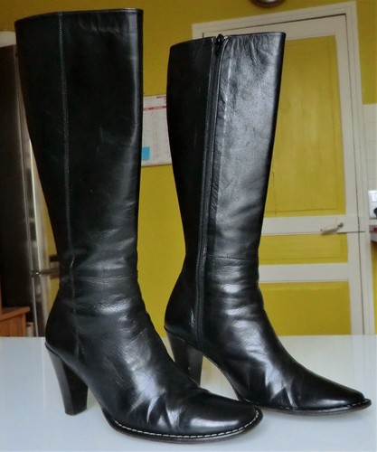 Bottes cuir femme marque - cuir, femme,
