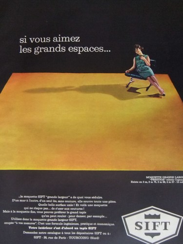 Publicité sift moquette - sift,