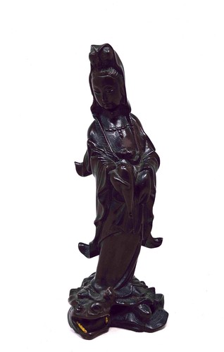 Figurine chinoise bois - figurine,