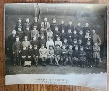 Photo scolaire année 1930 école de MONLET Haute -Loire 