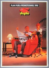 Duplo LEGO Plan Publi-Promotionnel 1990 & Bon Commande Professionnel
