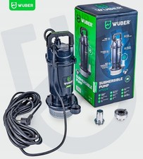 Pompe Immergée Wuber 400W Fonte – Eaux Sales 1" + Raccord FAST-FIX – 5100 l/h