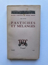 Marcel PROUST " Pastiches et