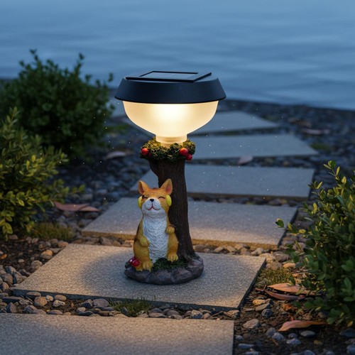 Lampe solaire lapin - solaire,