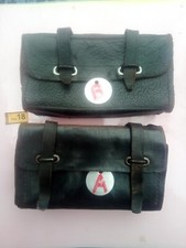 En cuir Sacoche de vélo, mobylette, cyclomoteur, motobécane Old Bici EROICA 