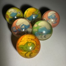 Balles Rebondissantes Schtroumpfs Cora Publicité 