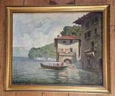 HST MICCIARELLI 1908 ANCIENNE XXEME PEINTURE TABLEAU 