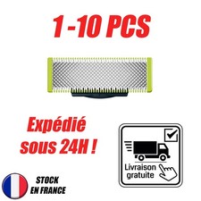 Pack 1 à 10 pièces - Lames de Rasoir Philips OneBlade Neuve, Recharge Philips