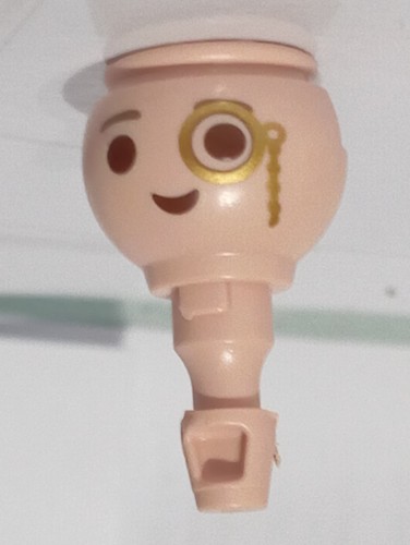 Tête playmobil avec monocle - playmobil,