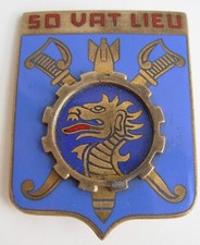 insigne " SO VAT LIEU " SERVICE DU MATERIEL INDO INDOCHINE