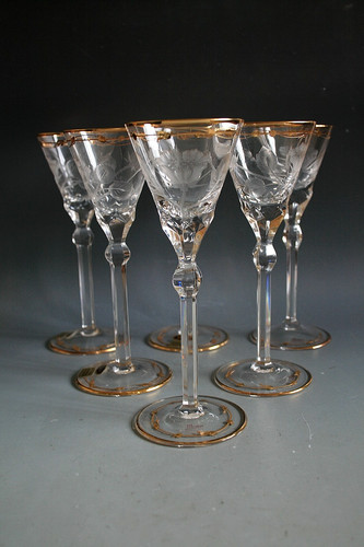 Lot verres liqueur en - lot, de