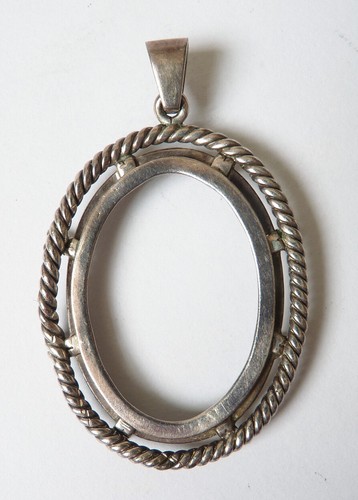 Pendentif monture cadre - , pour