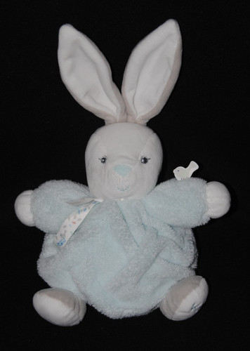 Peluche doudou lapin bleu - 🐰,
