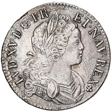 France, Louis XV, Écu de