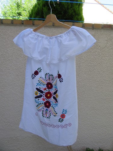 Robe mexicaine 100 - mexicaine, coton