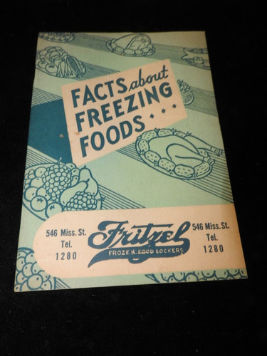 Vtg 1946 fritzel frozen - 1946, food