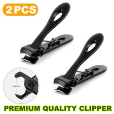 2x Ongle Pied Coupe-Ongles Ciseaux Inox Professionnel Épais Résista Nail Clipper