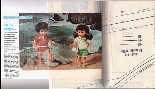 Patron original poupée - ▬►patron,