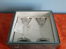 2 bougeoir en cristal d' arques du modèle Florence + boîte