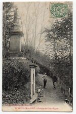 LA NEUVILLE AU PONT - Marne - CPA 51 - Fontaine de Cotes à Vignes - velo