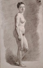 Beau Dessin Au Fusain Modèle