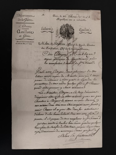 1796 général milet mureau - 1796,, milet-mureau