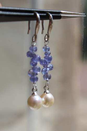 Boucles oreilles perles - boucles, en