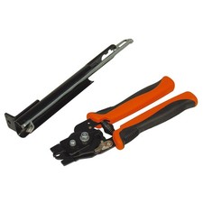 Agrafeuse à grillage à chargeur automatique + 100 agrafes plastifiées 20 mm   - 