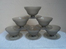TUPPERWARE  6 COUPES à DESSERT VICHY C 24 - GLACES, SORBETS ,FRUITS ,CHOCOLAT...