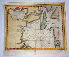 CANADA HUDSON BAY 1753 NICOLAS BELLIN ANTIQUE MAP 18TH CENTURY